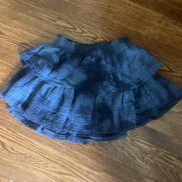 aerie Dresses & Skirts - AERIE NAVY BLUE RUFFLE SKIRT